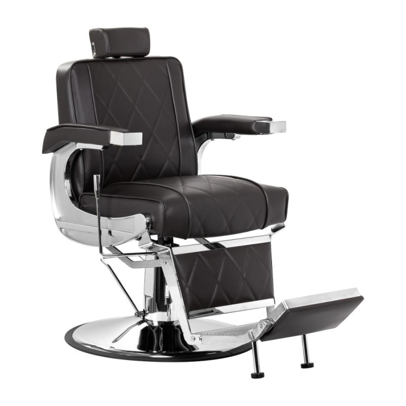 BARBERSKE KRESLO Hair System BM88066 HNEDÉ 14