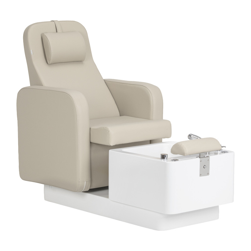 Kozmetické kreslo SPA na pedikúru Sillon Elysia krémový