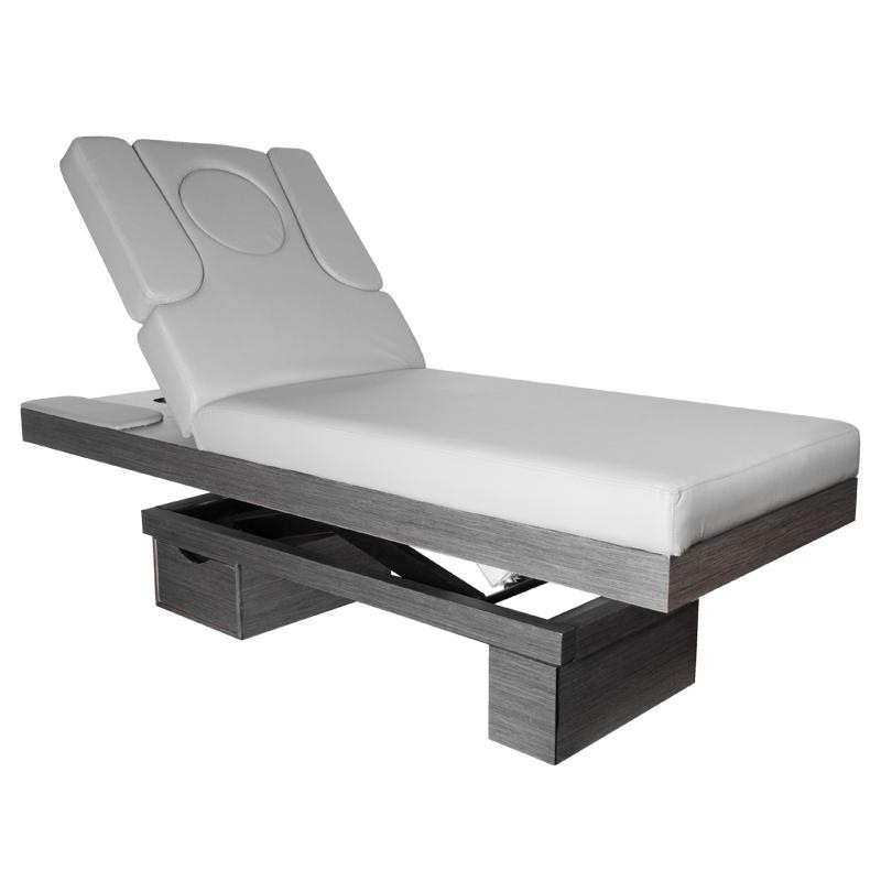 SPA KOZMETICKÉ VYHRIEVANÉ LEHÁTKO AZZURRO WOOD 815B S OSVETLENÍM ŠEDÉ 9