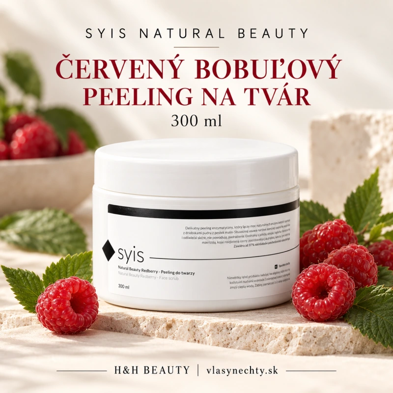Syis Natural Beauty červený bobuľový peeling na tvár 300 ml