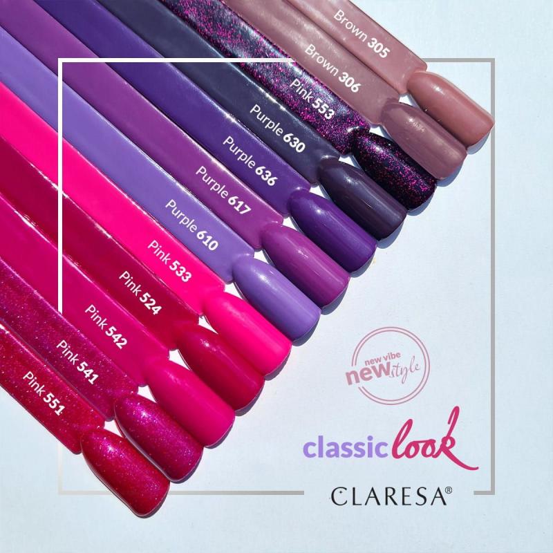 CLARESA GÉL LAK NA NECHTY PINK 551 -5g