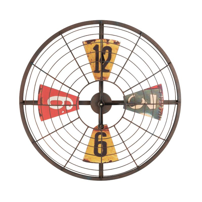 Dekoračné nástenné hodiny – ventilátor (príemer 60 cm) 2