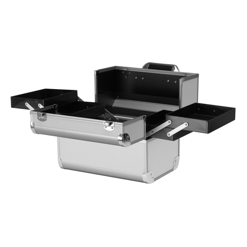 Kozmetický kufrík SC40 strieborný 3