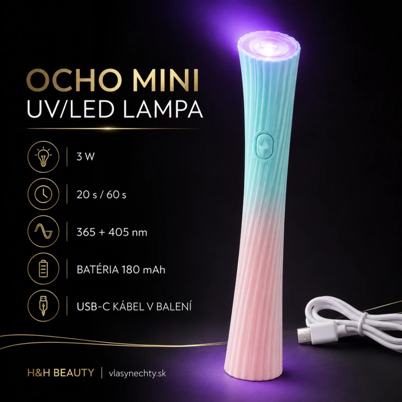 OCHO mini UV LED lampa 3W