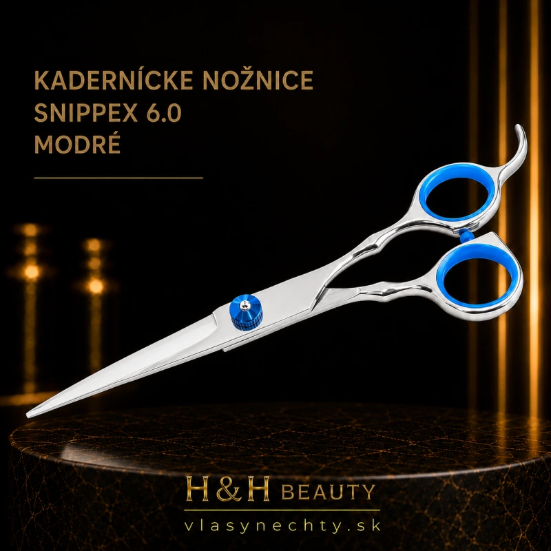 KADERNÍCKE NOŽNICE SNIPPEX 6.0 MODRÉ