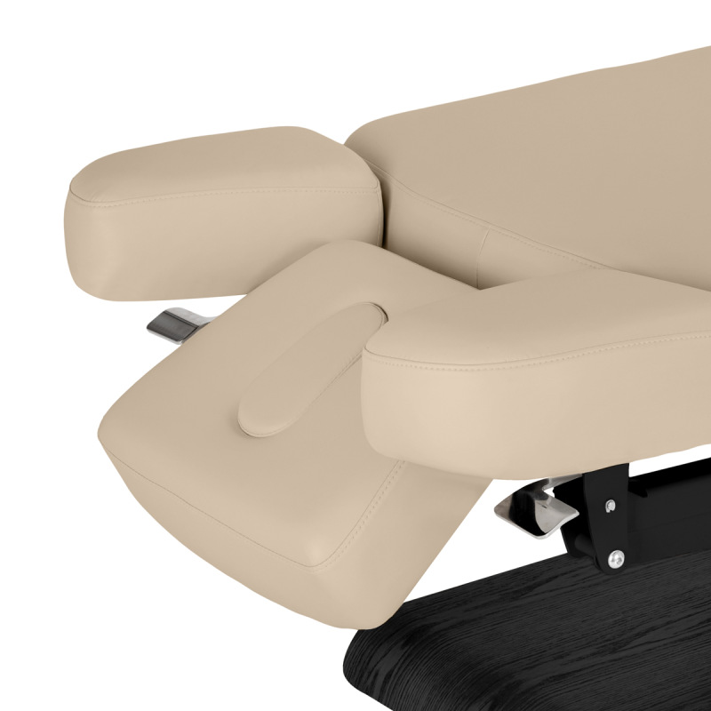 KOZMETICKÉ SPA LEHÁTKO Sillon Relax SPA, béžové s čiernou základňou 13