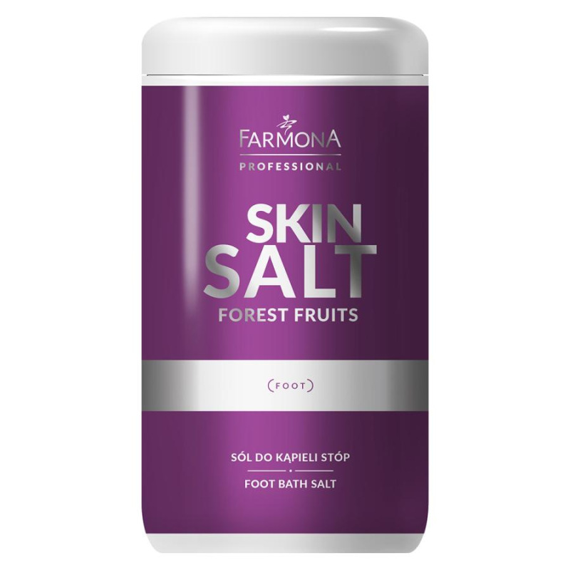 Voňavá soľ na nohy Farmona SKIN SALT lesné ovocie 1400 g 1
