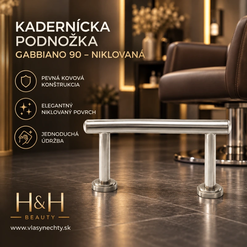 KADERNÍCKA PODNOŽKA GABBIANO 90 – NIKLOVANÁ