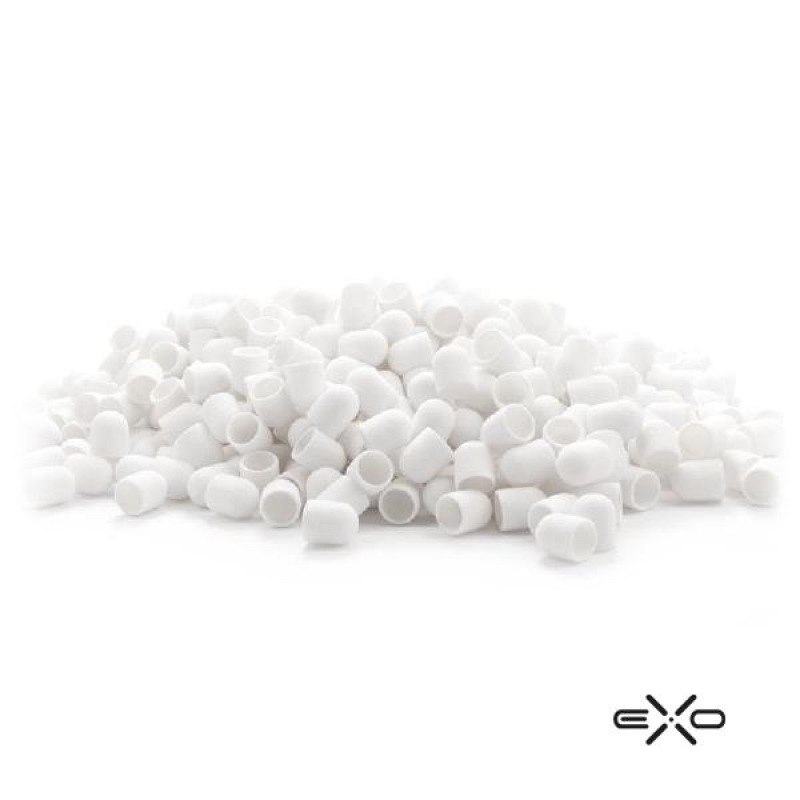 EXO BRÚSNE KOTÚČIKY 10mm/150 500 KS. HARD CAP BIELE 4