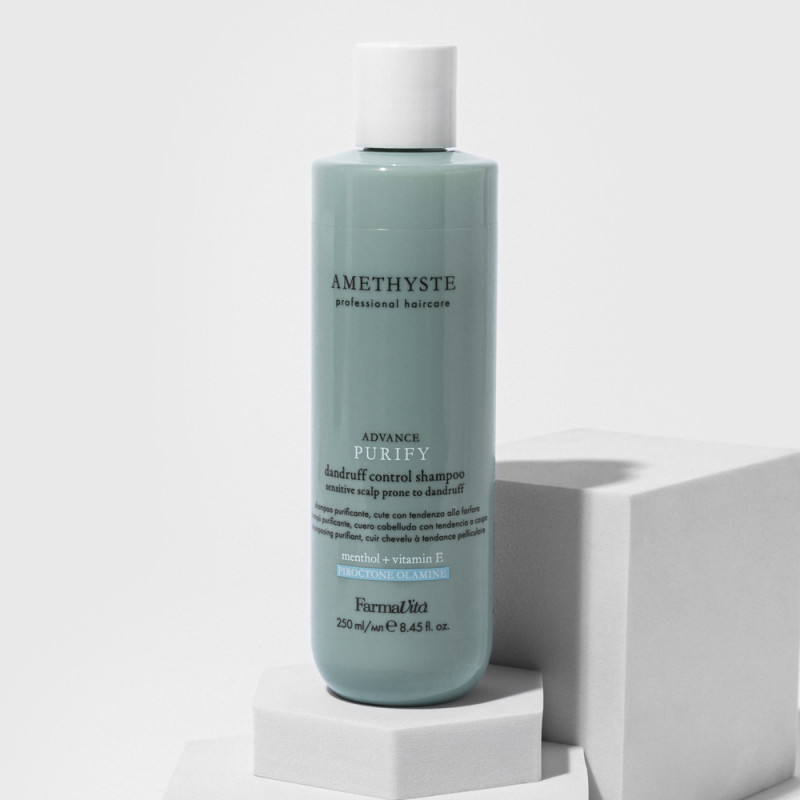 Farmavita AMETHYSTE ADVANCE Purify Dandruff Control Shampoo 250ml proti lupinám 1