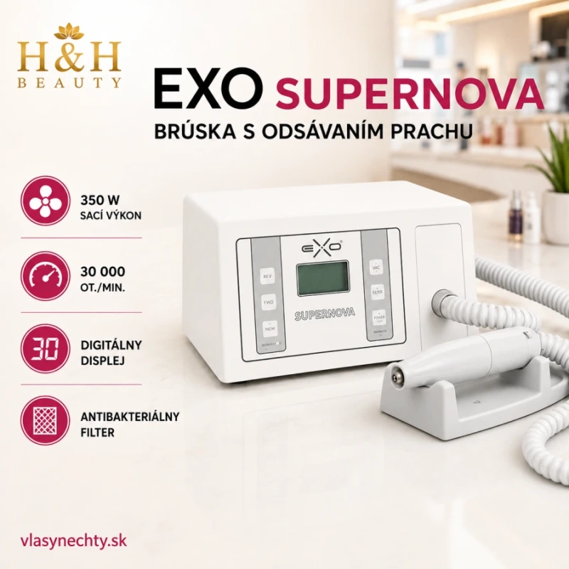 BRÚSKA NA PEDIKÚRU S ODSÁVANÍM EXO SUPERNOVA - sací výkon 350W 9