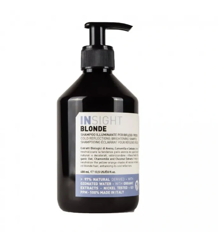INSIGHT BLONDE COLD REFLECTIONS BRIGHTENING SHAMPOO 400 ML - ŠAMPÓN NA ROZJASNENIE STUDENÝ 1