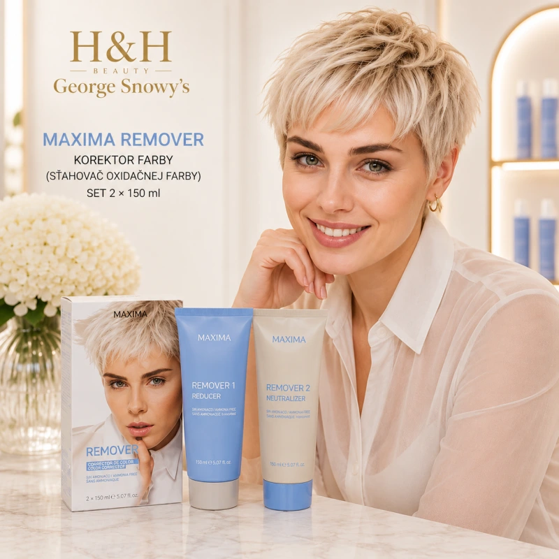 MAXIMA REMOVER – Korektor farby (sťahovač oxidačnej farby) SET 2×150 ml