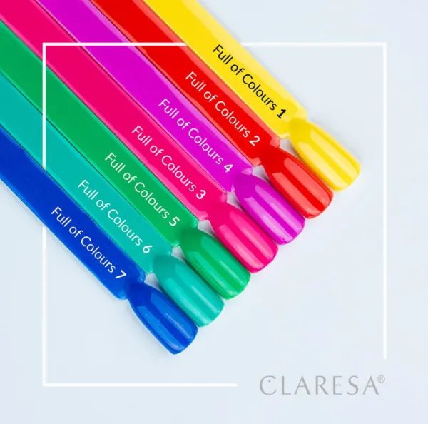 Gél lak na nechty CLARESA full of colours 7 -5g