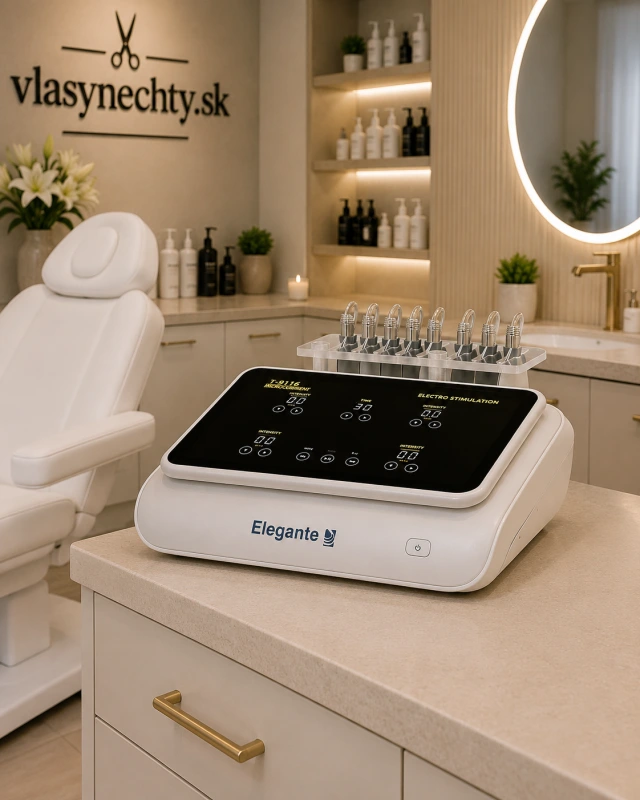 Kozmetický prístroj elektrostimulácia Elegante Platinum T9116