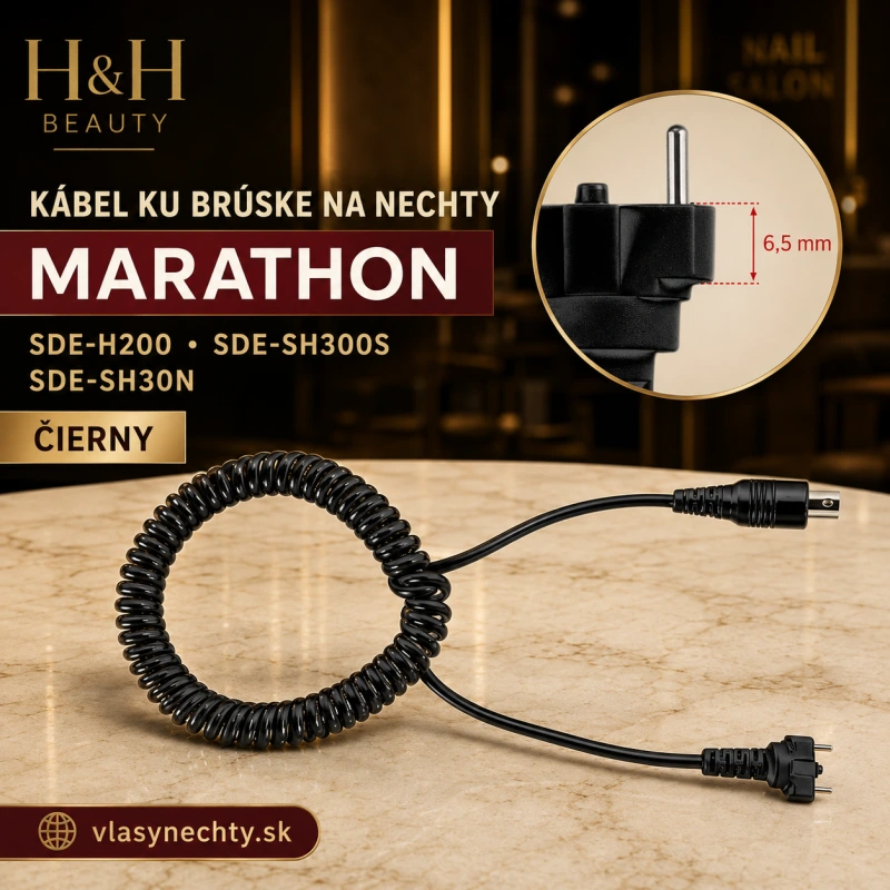 KÁBEL KU BRÚSKE NA NECHTY MARATHON SDE-H200, SDE-SH300S, SDE-SH30N ČIERNY