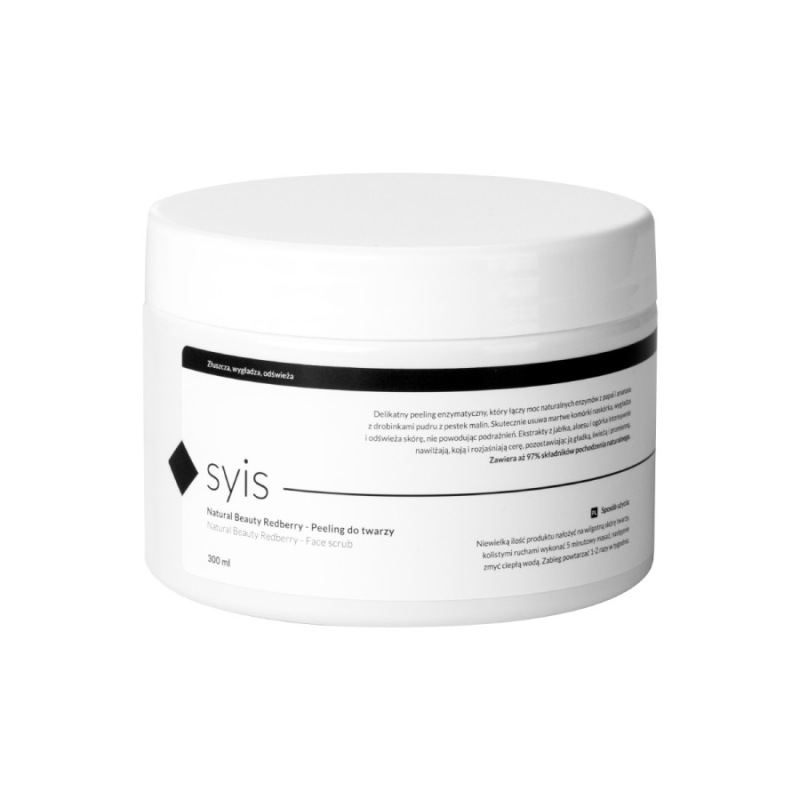 Syis Natural Beauty červený bobuľový peeling na tvár 300 ml 1