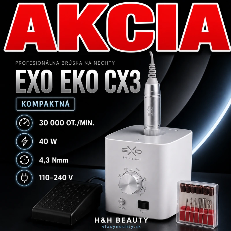 PROFESIONÁLNA BRÚSKA NA NECHTY EXO EKO CX3