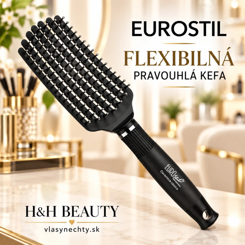 EUROSTIL FLEXIBILNÁ PRAVOUHLÁ KEFA