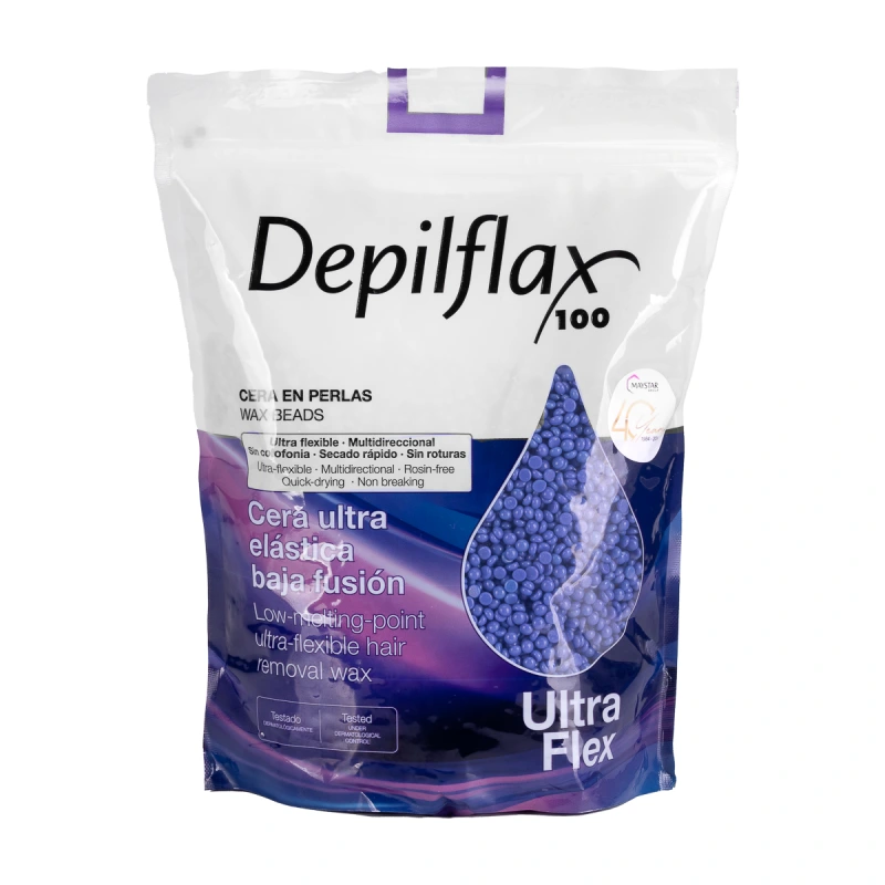 Depilflax Ultraflex Mauve with Titanium – elastický vosk na depiláciu s nízkou teplotou to