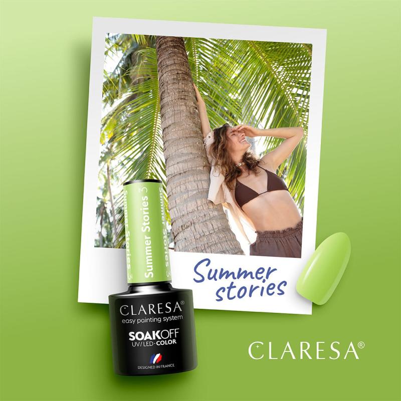 CLARESA GÉL LAK NA NECHTY SUMMER STORIES 3 5G