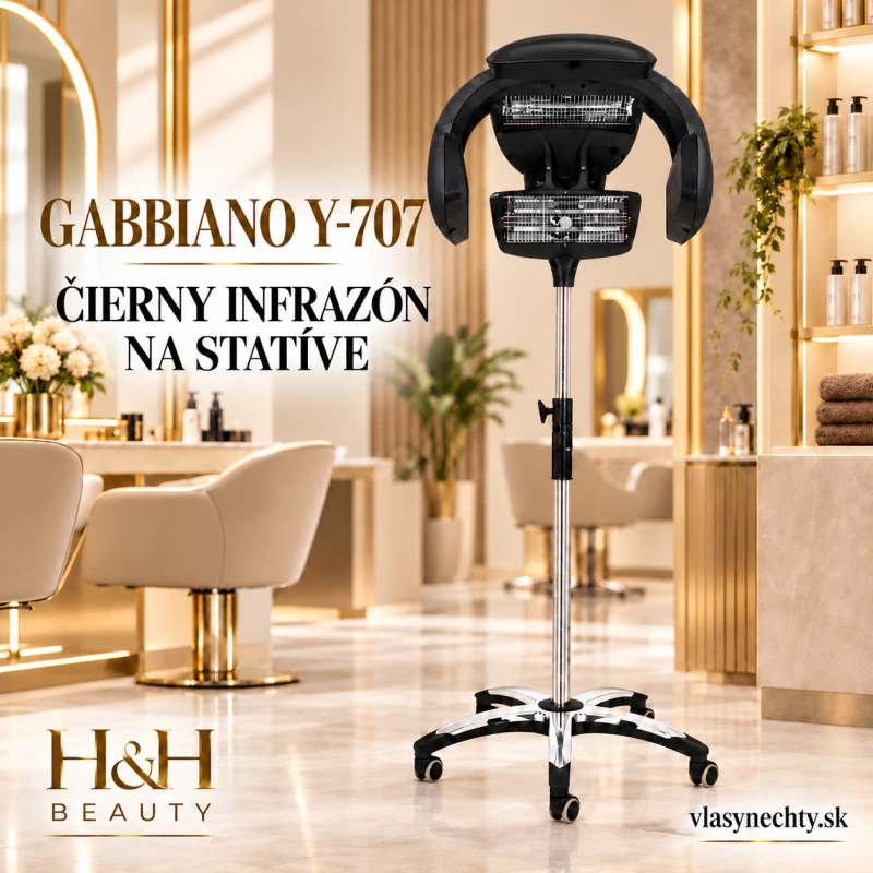 KADERNÍCKY INFRAZON NA STATÍVE GABBIANO Y-707 ČIERNY