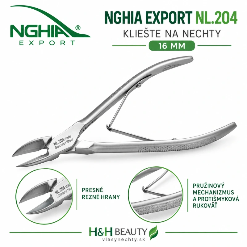 NGHIA EXPORT kleštičky na nehty NL.204 16MM