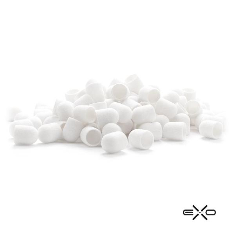 EXO BRÚSNE KOTÚČIKY 13mm/60 100 KS. HARD CAP BIELE 1