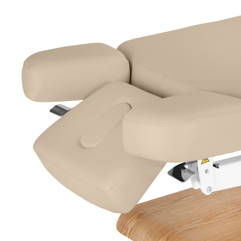 KOZMETICKÉ SPA LEHÁTKO Sillon Relax SPA, béžové s svetlo hnedou základňou 13