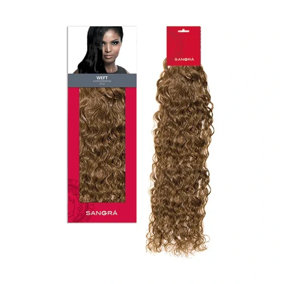 SANGRA Hair vlasy na predľžovanie WEFT šité na páske CT1000 vlnité , 3 farby 1