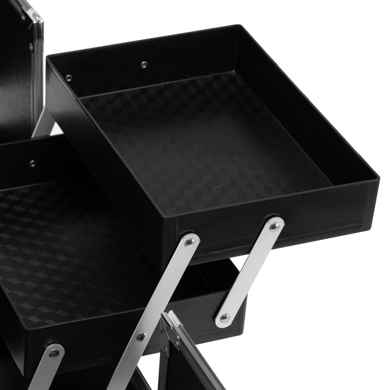 Kozmetický kufrík SC40 strieborný 10