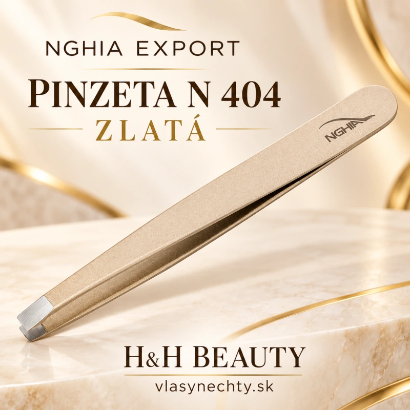 NGHIA EXPORT PINZETA N 404 zlatá
