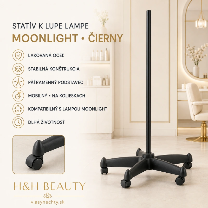 STATÍV K LUPA LAMPE MOONLIGHT ČIERNY