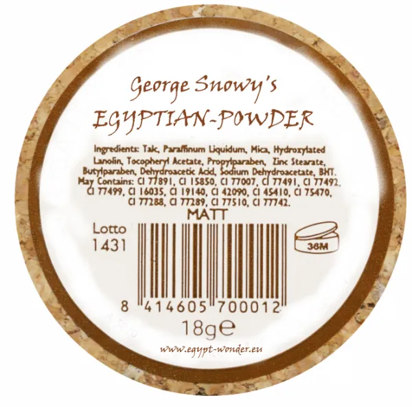 Egyptian-Powder MATT  - egyptská hlinka 18 g bez škodlivých parabénov 2 kusy