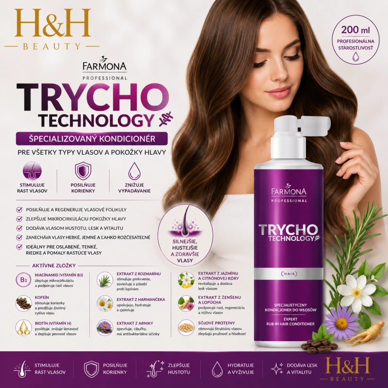 FARMONA TRYCHO TECHNOLOGY Špecializovaný kondicionér na vlasy 200 ml
