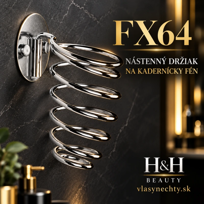NÁSTENNÝ DRŽIAK NA KADERNÍCKY FÉN FX64