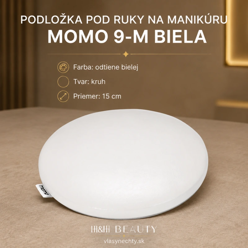 PODLOŽKA POD RUKY NA MANIKÚRU MOMO 9-M biela