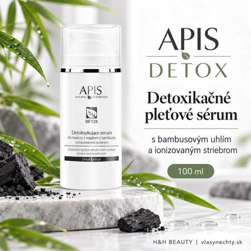 APIS DETOXIKAČNÉ TVÁROVÉ SÉRUM S BAMBUSOVÝM UHLÍM A IONIZOVANÝM STRIEBROM 100 ML
