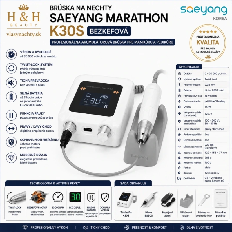 BRÚSKA NA NECHTY Saeyang  Marathon K30S bezuhlíková 7