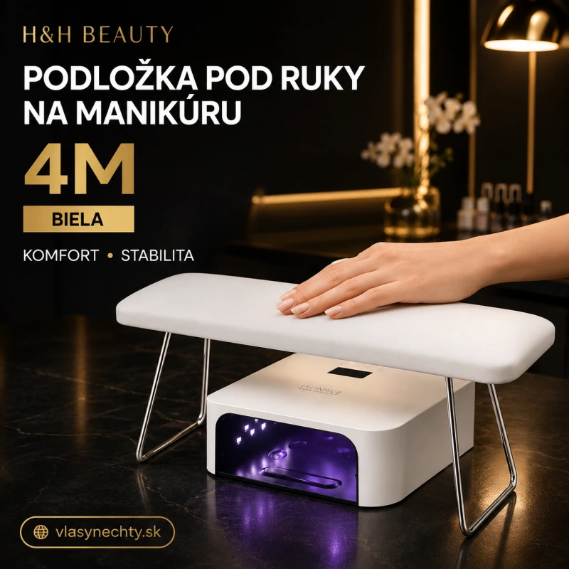 PODLOŽKA POD RUKY NA MANIKÚRU 4M BIELA