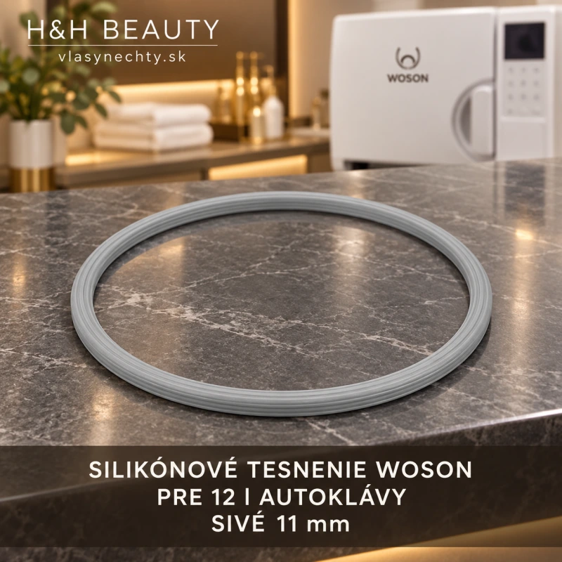 Silikónové tesnenie Woson pre 12 l autoklávy sivé 11 mm