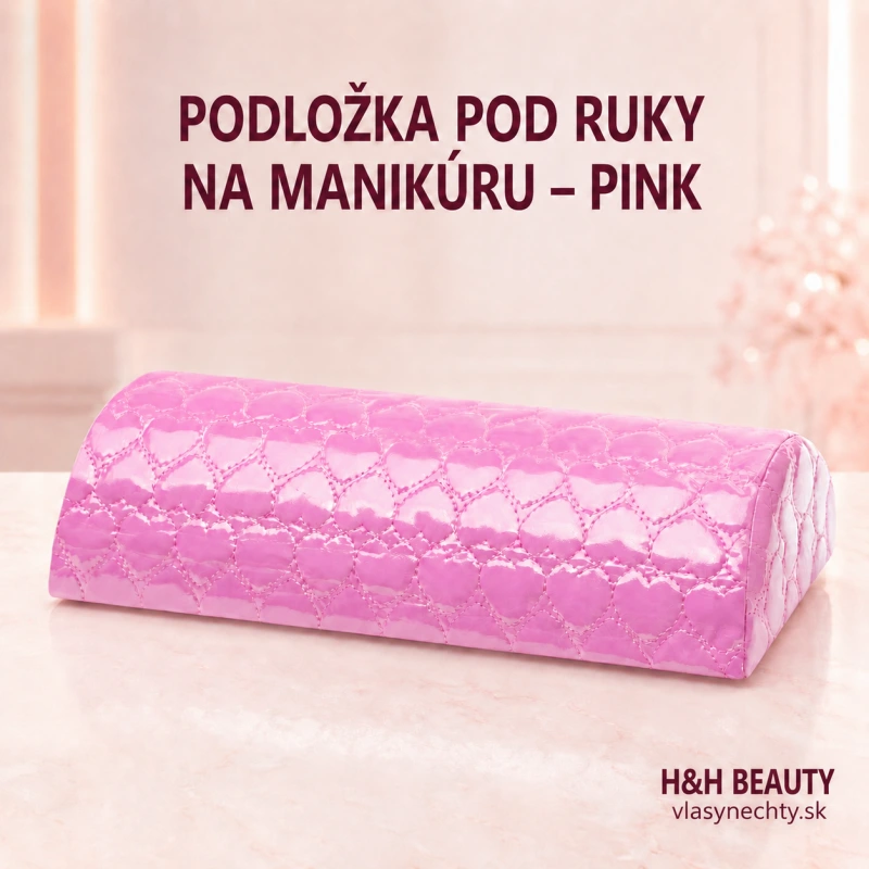 PODLOŽKA POD RUKY NA MANIKÚRU PINK