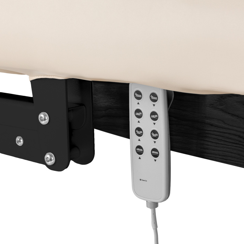 Leżanka SPA Sillon Relax kremowa z czarną podstawą 6