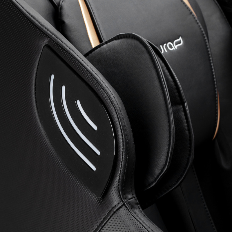 Masážne kreslo Sakura Maximus 809 3D, čierne 6