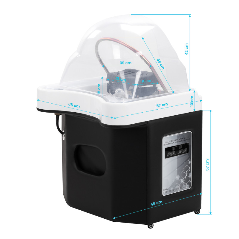 KADERNÍCKY UMÝVACÍ BOX GABBIANO Head Spa 050 čierny 15