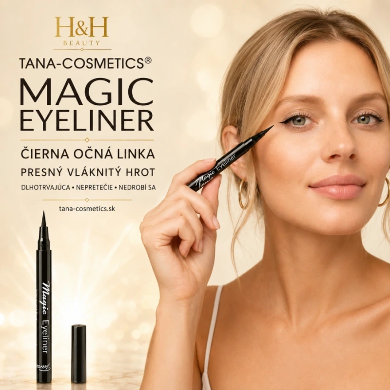 EGYPT WONDER Eyeliner - black edition - Magická očná linka, bez olejov, vodoodolná 1