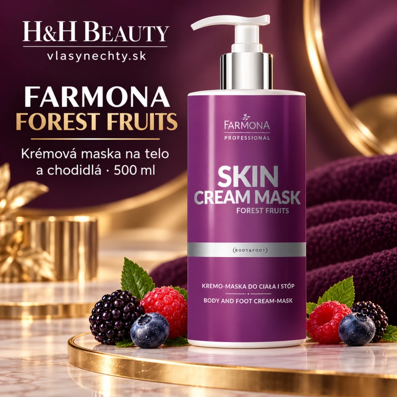 FARMONA KRÉMOVÁ MASKA ​​NA TELO A CHODIDLÁ FOREST FRUITS 500 ML