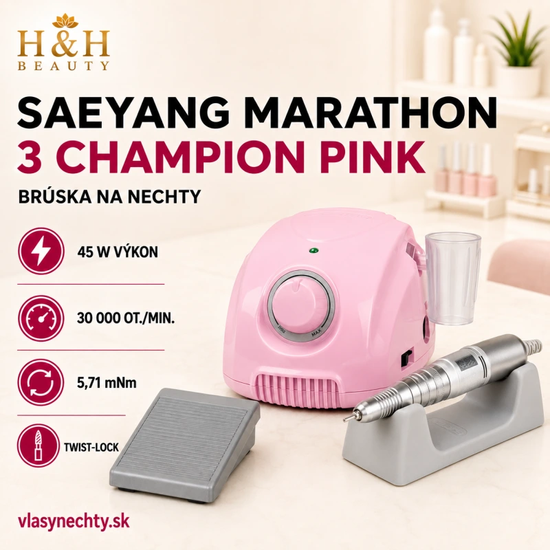 BRÚSKA NA NECHTY SAEYANG MARATHON 3 CHAMPION PINK - 45 W