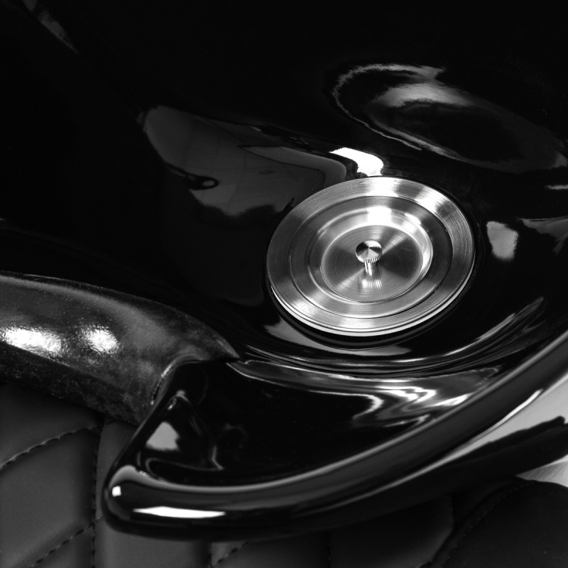 Gabbiano Sylvia kadernícky stolík s elektrickou opierkou na nohy a masážou čierny 8