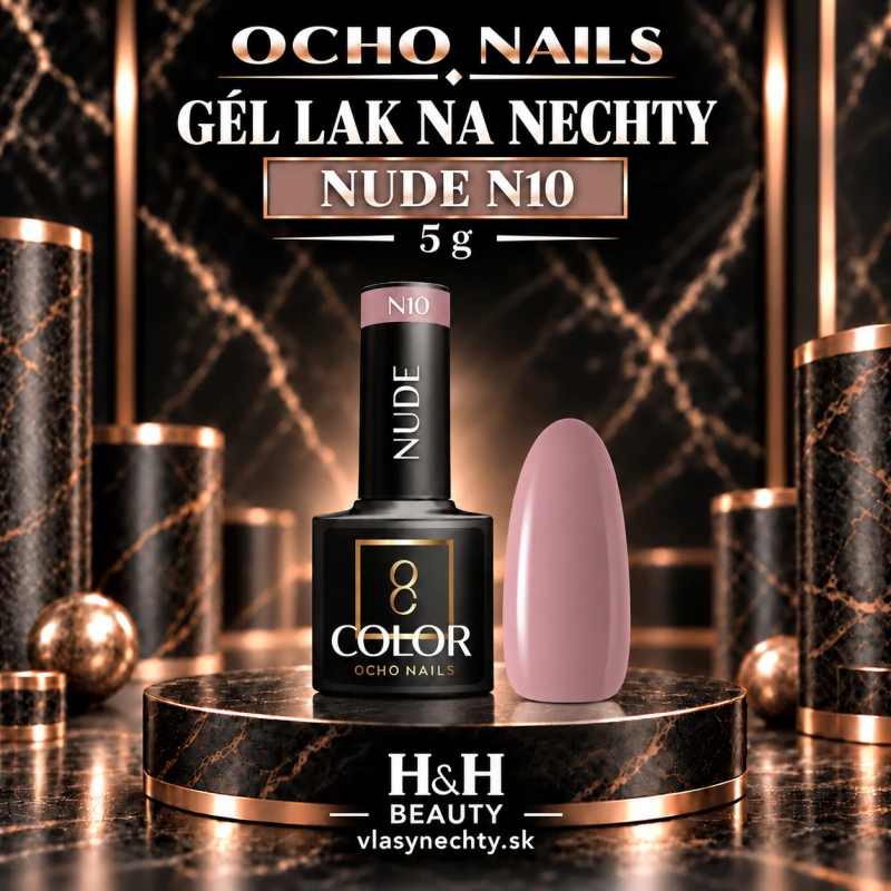 OCHO NAILS GÉL LAK NA NECHTY NUDE N10 -5 g